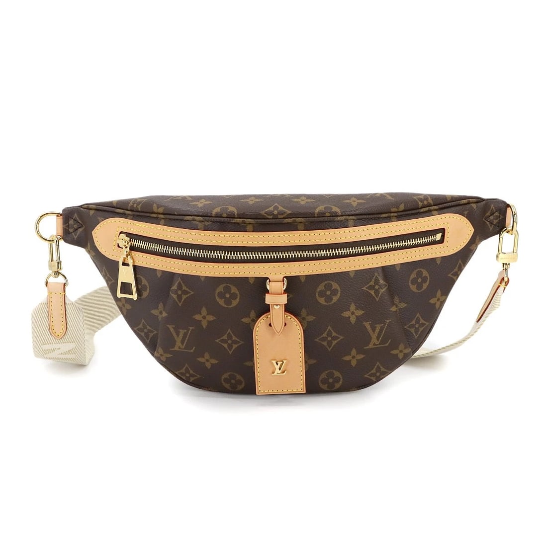 LOUIS VUITTON MONOGRAM HIGH RISE CROSSBODY BAG BROWN (1 of 5)