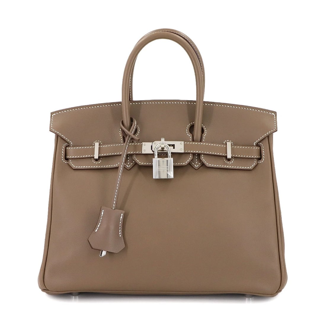 HERMES BIRKIN 25 HAND BAG SWIFT ETOUPE PURSE (1 of 8)