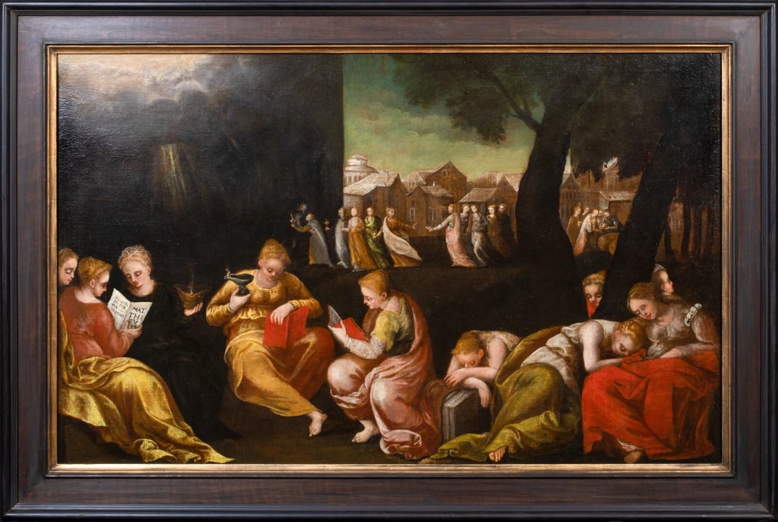 THE VIRTUES OF THE VIRGIN MARY OIL PAINTING (1 of 9)