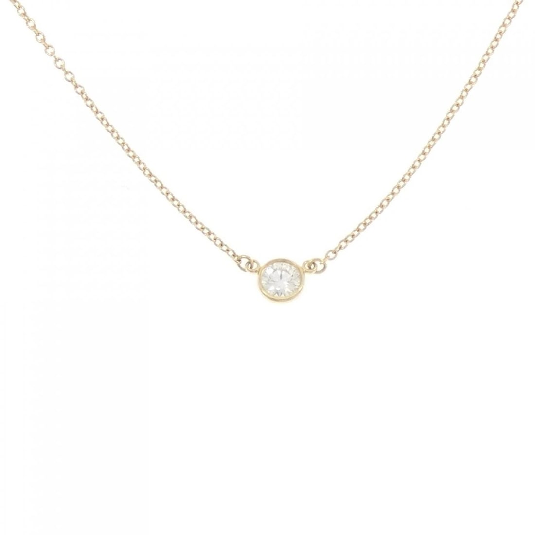 TIFFANY & CO. BY THE YARD NECKLACE: Tiffany & Co. By the Yard Necklace Brand: Tiffany Type: Necklace Material: 750 Yellow Gold Main Stone/Creation Natural Color: Yellow Gold Size: 40cm Accessories: None Accessories Notice: When