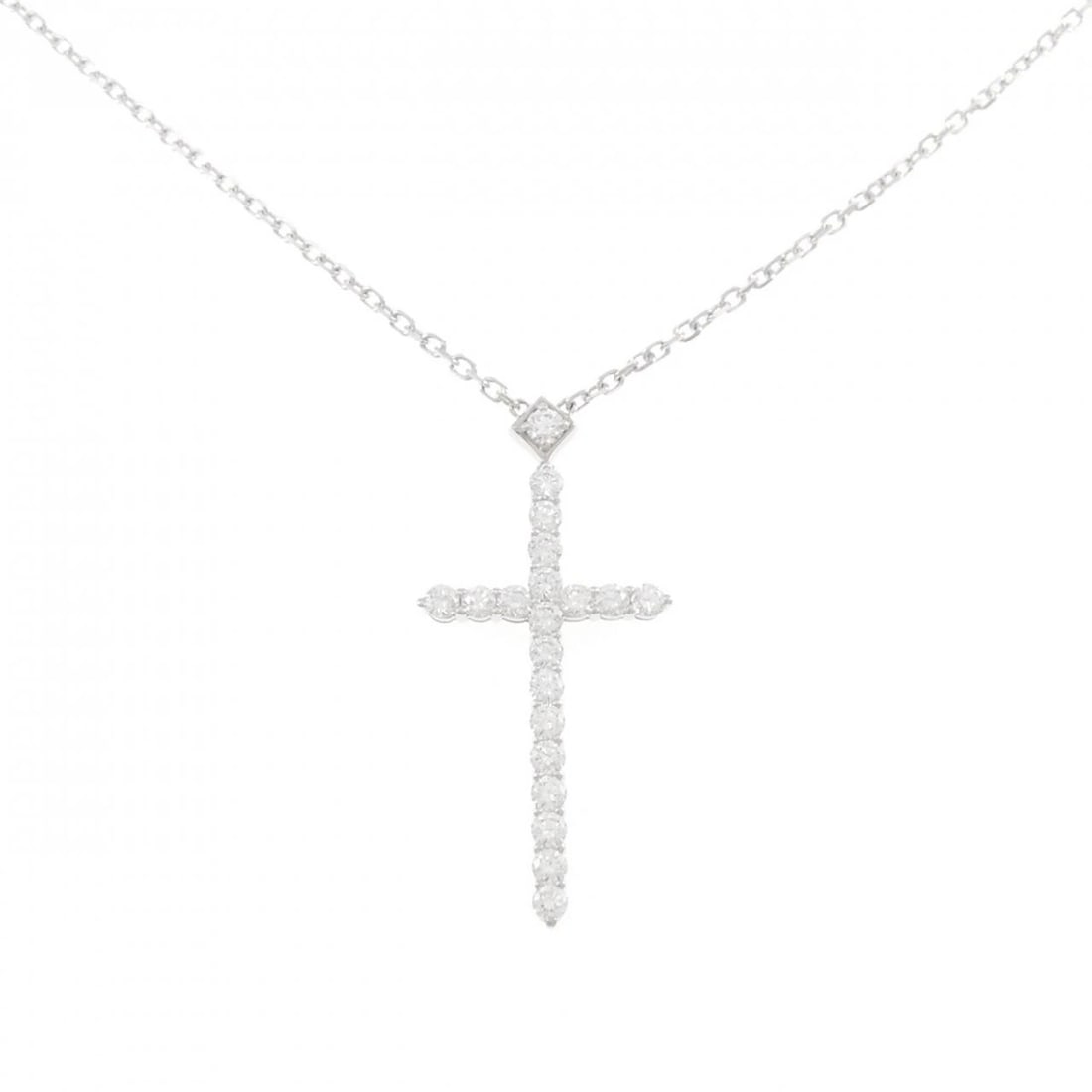 CARTIER CROSS THE LINE NECKLACE: Cartier Cross the Line Necklace Brand: Cartier Type: Necklace Material: 750 White Gold Main Stone/Creation Natural Color: White Gold Size: 42cm Accessories: None Accessories Notice: When
