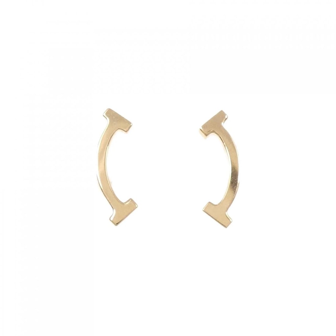 TIFFANY T SMILE EARRINGS: Tiffany T Smile Earrings Brand: Tiffany Type: Earrings Material: 750 Pink Gold Color: Pink Gold Size: ActualSize HxW: 13.3mmx4.4mm Accessories: None Accessories Notice: When purchasing