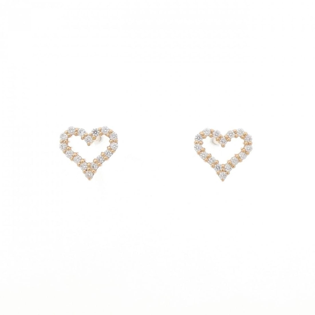 TIFFANY HEART EARRINGS EXTRA MINI: Tiffany Heart Earrings Extra mini Brand: Tiffany Type: Earrings Material: 750 Pink Gold Main Stone/Creation Natural Color: Pink Gold Size: ActualSize HxW: 6.9mmx7.6mm Accessories: None