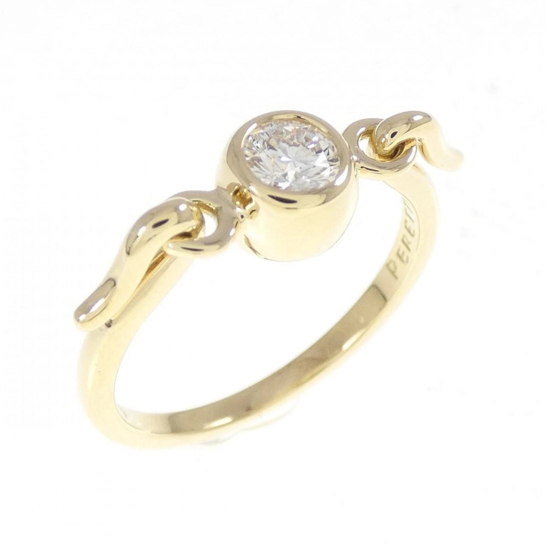 TIFFANY & CO. SWAN RING: Tiffany & Co. Swan Ring Brand: Tiffany Type: Ring Material: 750 Yellow Gold Main Stone/Creation Natural Color: Yellow Gold Size: 4.5-5 (US size) Accessories: None Accessories Notice: When