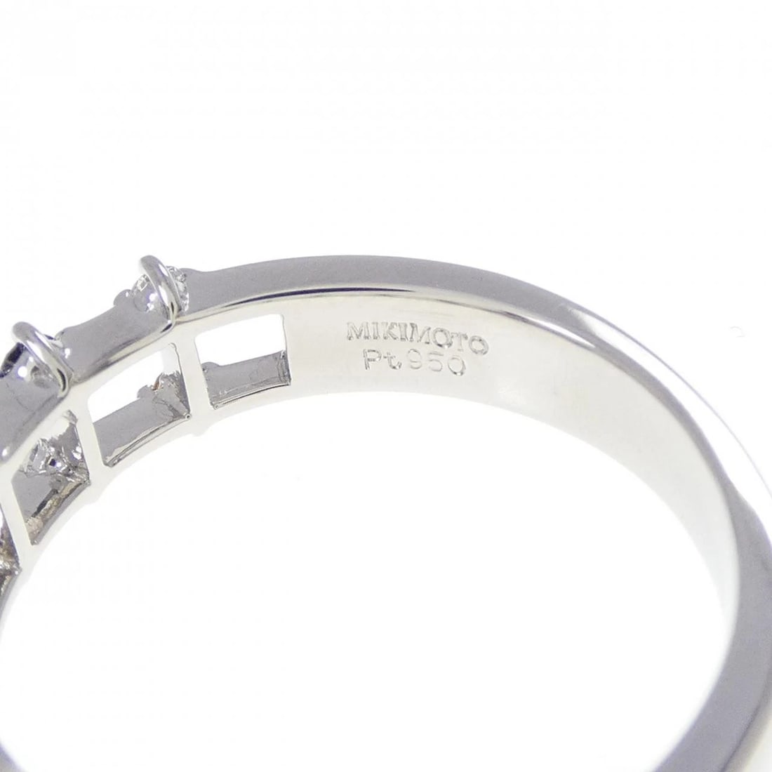 MIKIMOTO DIAMOND RING - 4