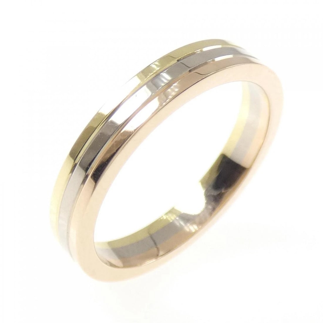 CARTIER LOUIS CARTIER VENDOME RING: Cartier Louis Cartier VENDOME Ring Brand: Cartier Type: Ring Material: 750 Yellow Gold 750 White Gold 750 Pink Gold Color: Yellow Gold White Gold Pink Gold Size: 8 (US size) (56) Accessories: