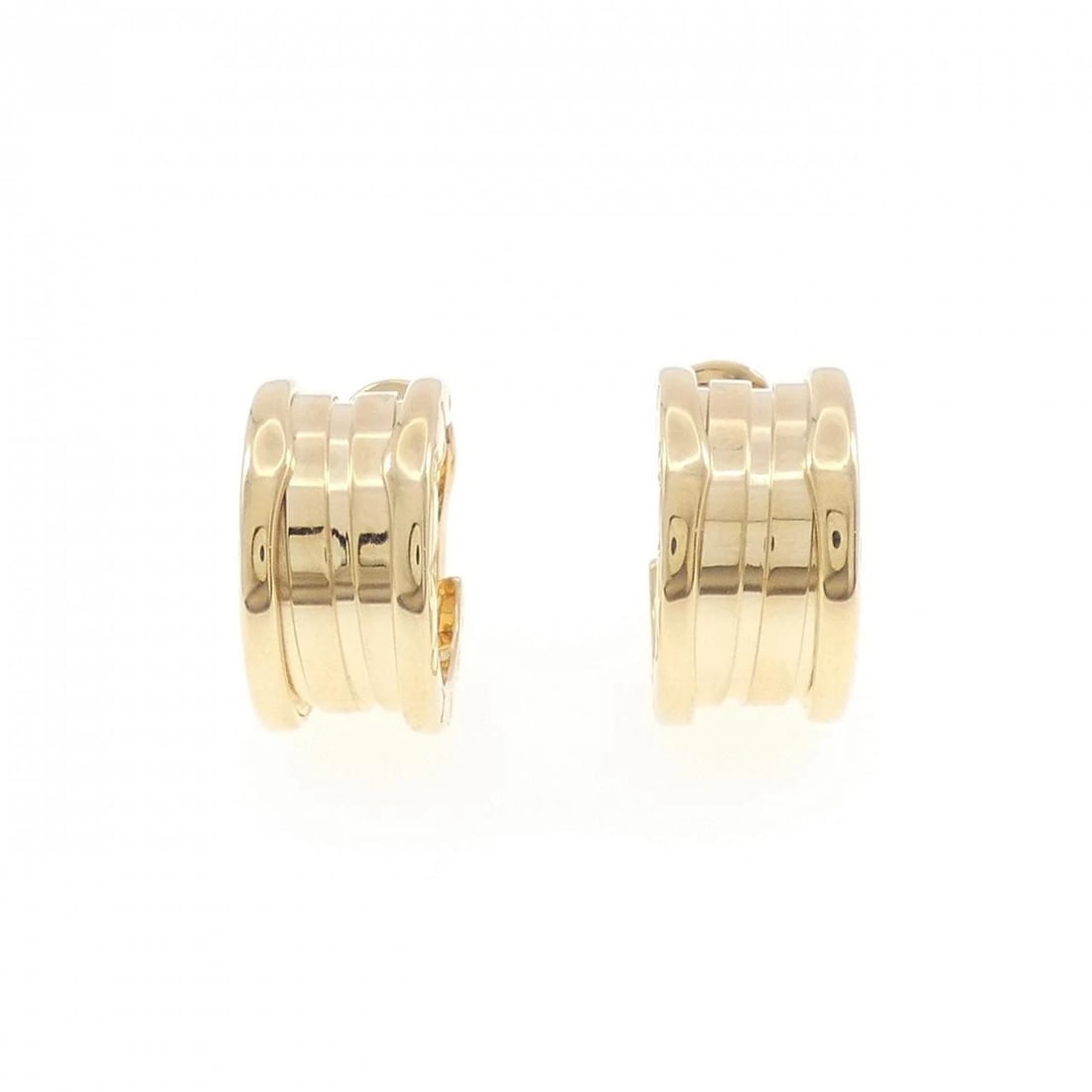 BVLGARI B.ZERO1 EARRINGS: BVLGARI B.zero1 Earrings Brand: BVLGARI Type: Earrings Material: 750 Yellow Gold Color: Yellow Gold Size: HxW: 17.2mmx9.2mm Accessories: None Accessories Notice: When purchasing pre-owned