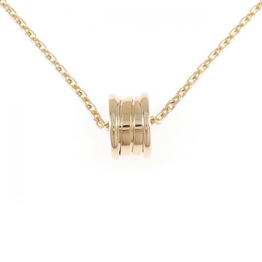 BVLGARI B.ZERO1 NECKLACE: BVLGARI B.zero1 Necklace Brand: BVLGARI Type: Necklace Material: 750 Pink Gold Color: Pink Gold Size: 55/60cm Accessories: None Accessories Notice: When purchasing pre-owned goods, please