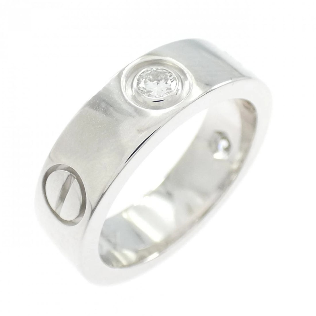 CARTIER LOVE HALF DIAMOND RING (1 of 3)