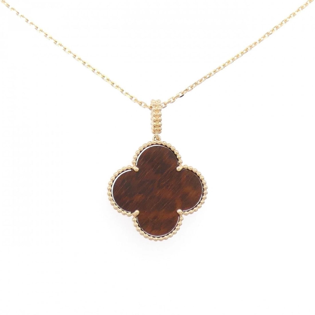 VAN CLEEF & ARPELS MAGIC ALHAMBRA LONG NECKLACE: Van Cleef & Arpels Magic Alhambra Long Necklace Brand: Van Cleef & Arpels Type: Necklace Material: 750 Pink Gold Main Stone/Creation Letter Wood Color: Pink Gold Size: 82/90cm Accessories: