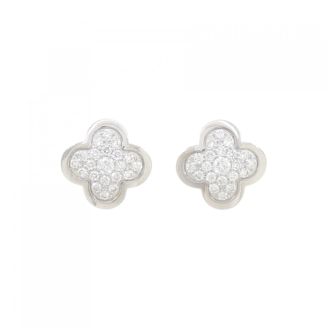 VAN CLEEF & ARPELS PURE ALHAMBRA EARRINGS (1 of 2)