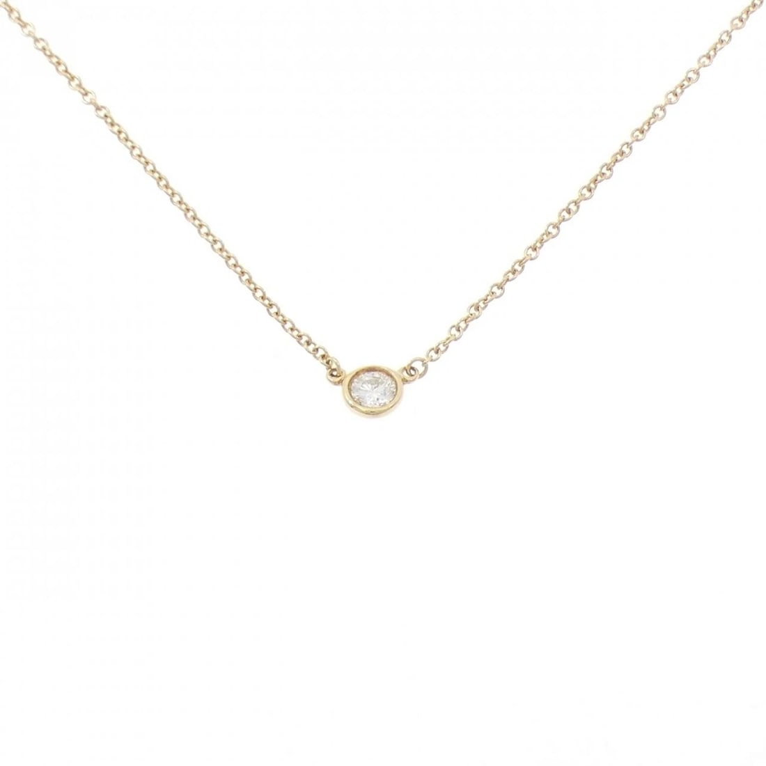 TIFFANY & CO. BY THE YARD NECKLACE: Tiffany & Co. By the Yard Necklace Brand: Tiffany Type: Necklace Material: 750 Yellow Gold Main Stone/Creation Natural Color: Yellow Gold Size: 41cm Accessories: None Accessories Notice: When