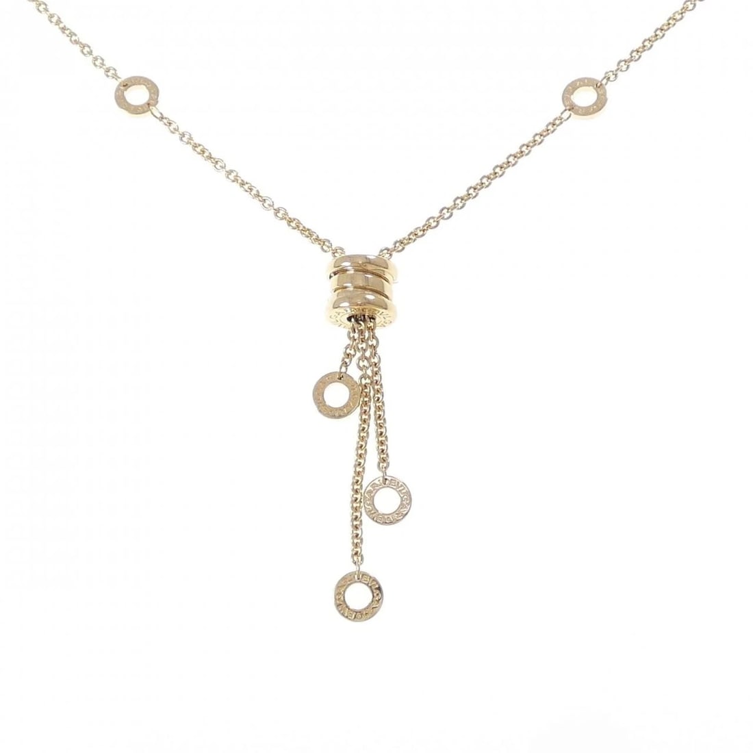 BVLGARI B.ZERO1 PLAIN NECKLACE: BVLGARI B.zero1 Plain Necklace Brand: BVLGARI Type: Necklace Material: 750 Yellow Gold Color: Yellow Gold Size: 41-48cm Accessories: None Accessories Notice: When purchasing pre-owned goods,