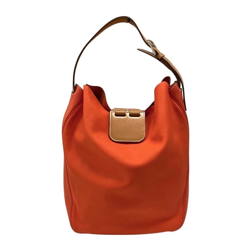 HERMES VILVOLT 29 SHOULDER BAG: HERMES Vilvolt 29 Shoulder Bag Brand: HERMES Type: Shoulder Bag Material: Swift/Taurillon Clemence Color: Orange poppy Size: W11.4 x H16.5x D4.7inch Accessories: None Accessories Notice: W