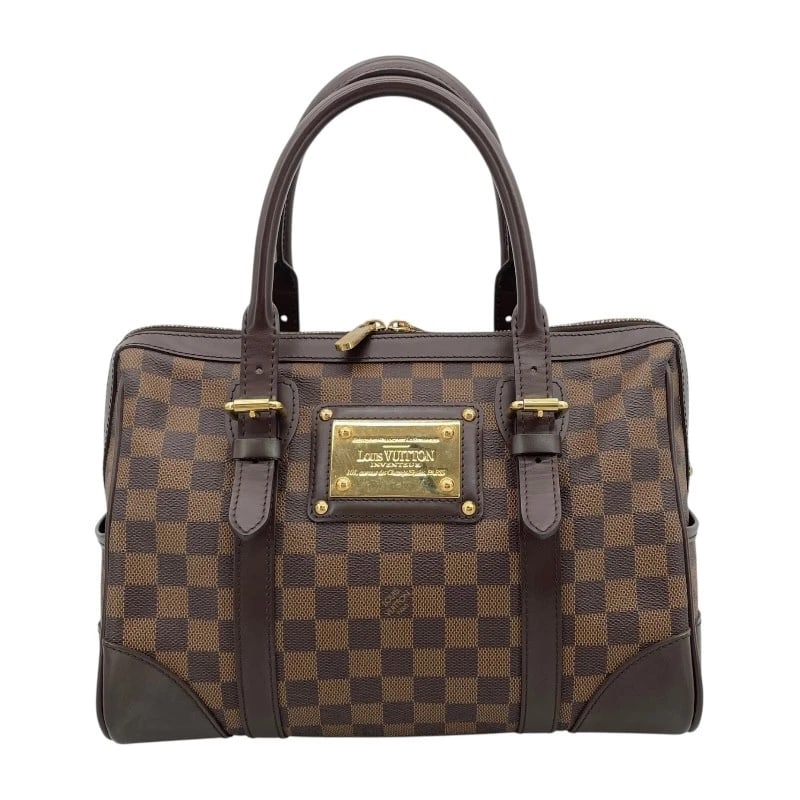 LOUIS VUITTON BERKELEY HANDBAG: LOUIS VUITTON Berkeley Handbag Brand: LOUIS VUITTON Type: Handbag Material: Damier Color: Brown Size: W12.2 x H8.7x D7.5inch Accessories: None Accessories Notice: When purchasing pre-owned