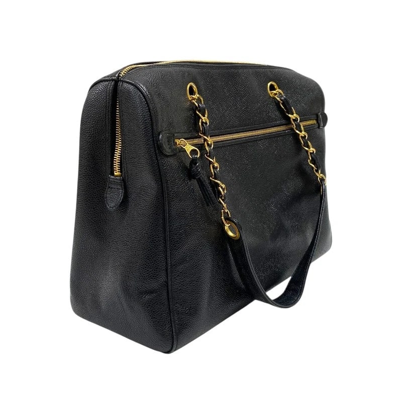 CHANEL COCO MARK CHAINTOTE BAG - 3