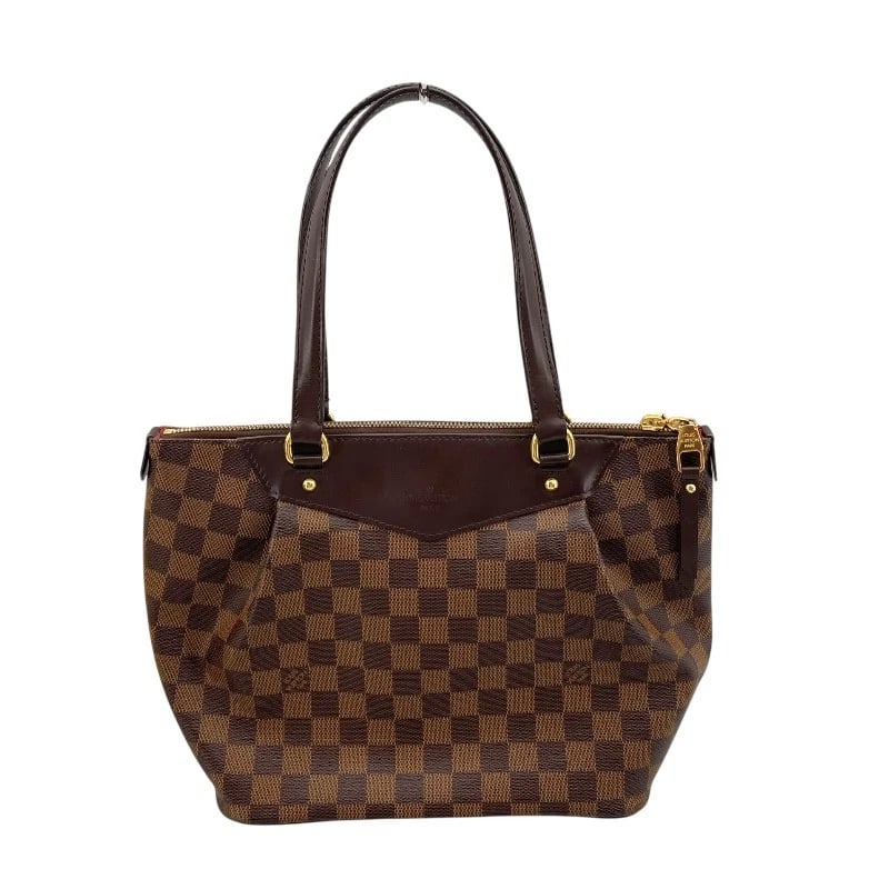 LOUIS VUITTON WESTMINSTER PM TOTE BAG: LOUIS VUITTON Westminster PM Tote Bag Brand: LOUIS VUITTON Type: Tote Bag Material: Damier canvas Color: Brown Size: W13.4 x H9.1x D5.9inch Accessories: None Accessories Notice: When