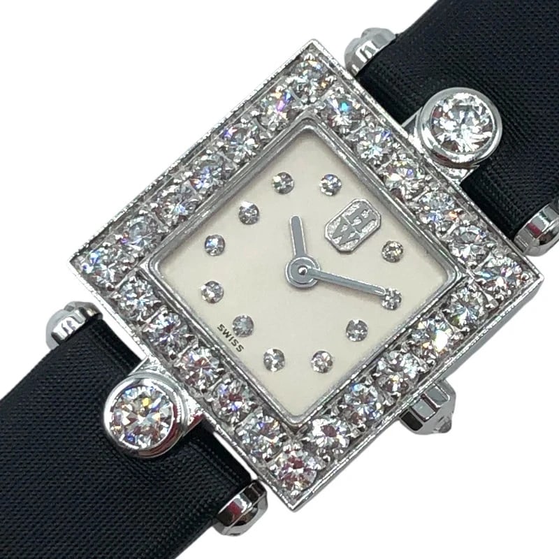 HARRY WINSTON SIGNATURE WHITE K18WG WATCH (1 of 5)