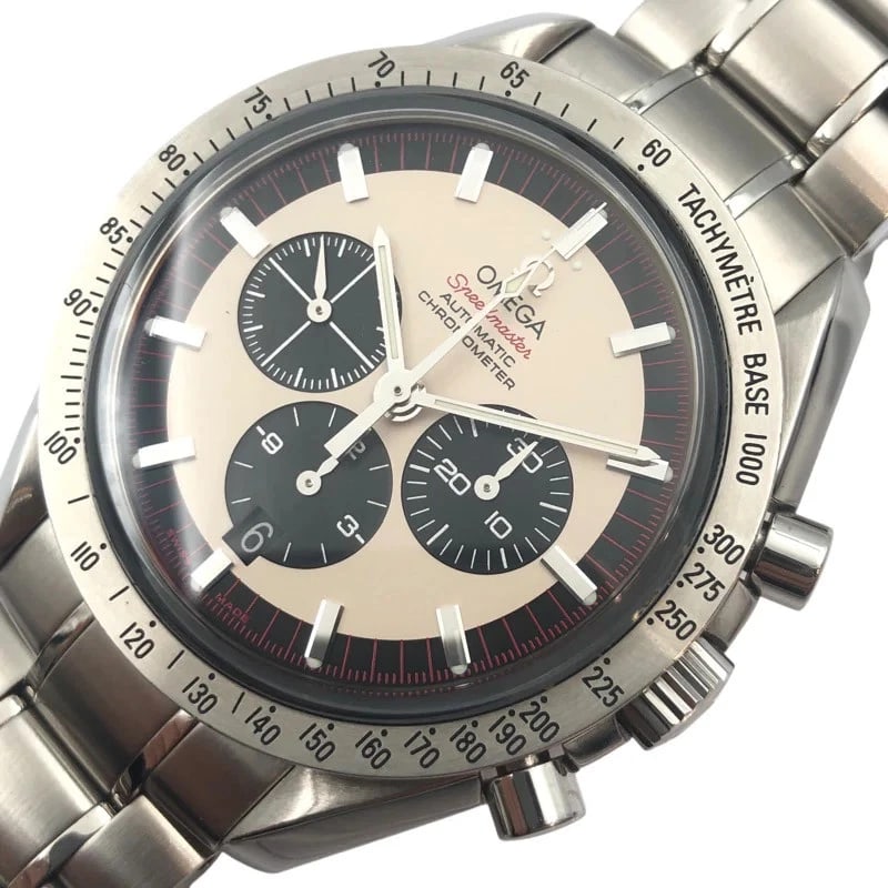 OMEGA SPEEDMASTER LEGEND MICHAEL SCHUMACHER WHITE WATCH (1 of 6)