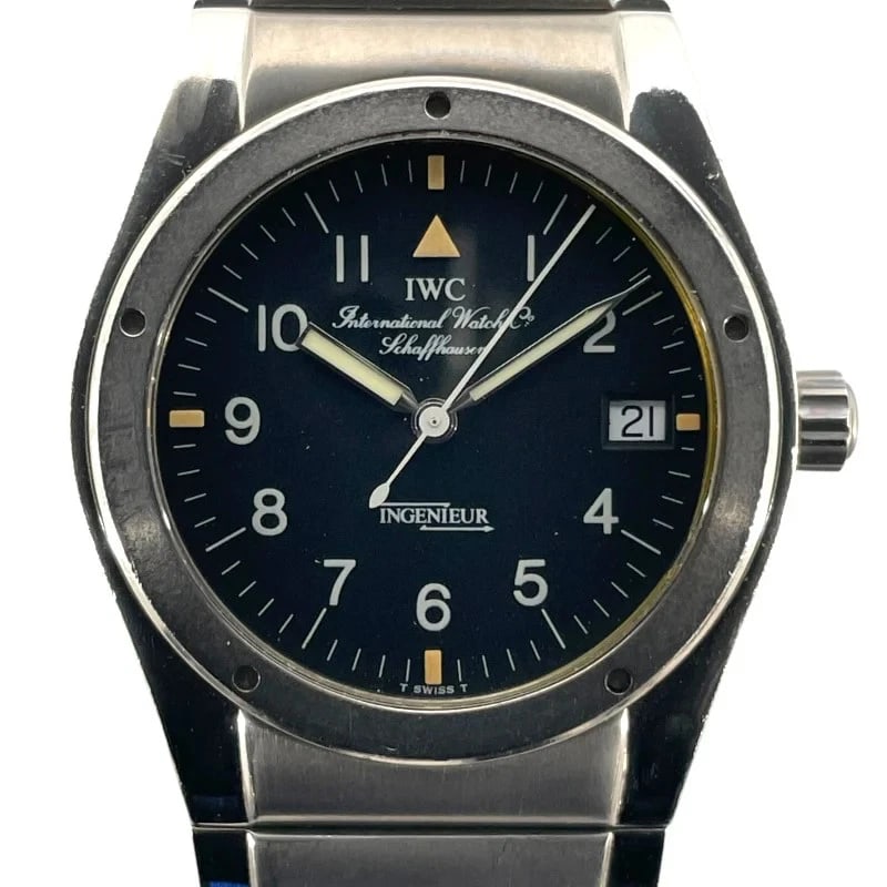 IWC INGENIEUR BLACK TITANIUM QUARTZ WATCH (1 of 6)
