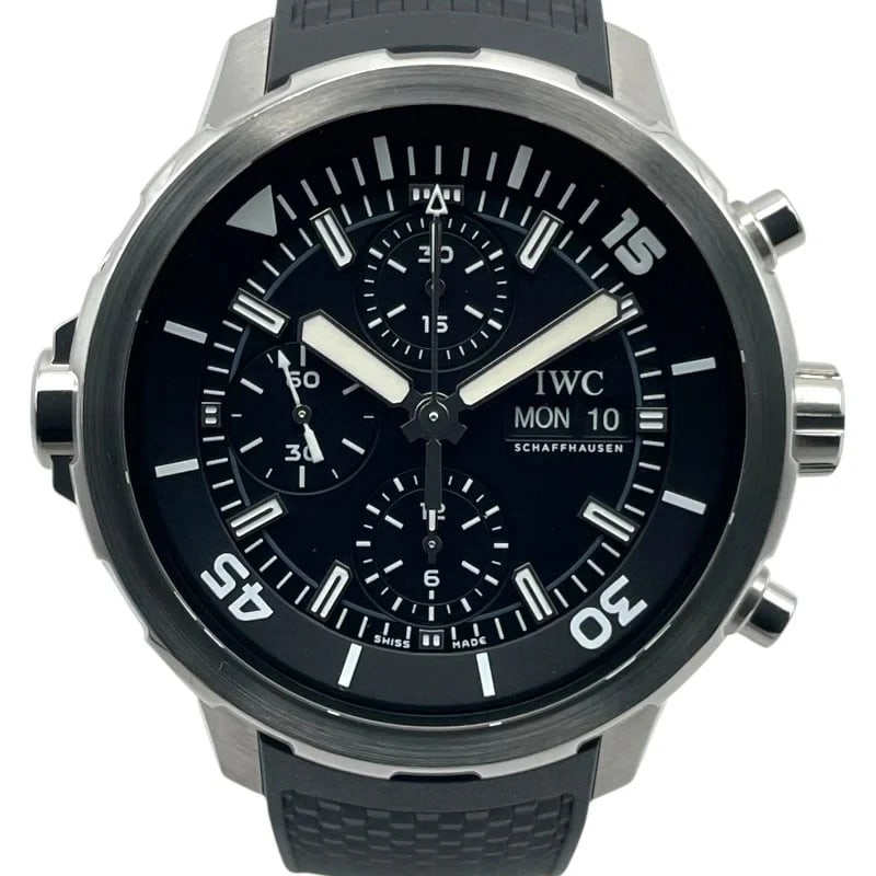 IWC AQUATIMER CHRONOGRAPH BLACK WATCH (1 of 5)