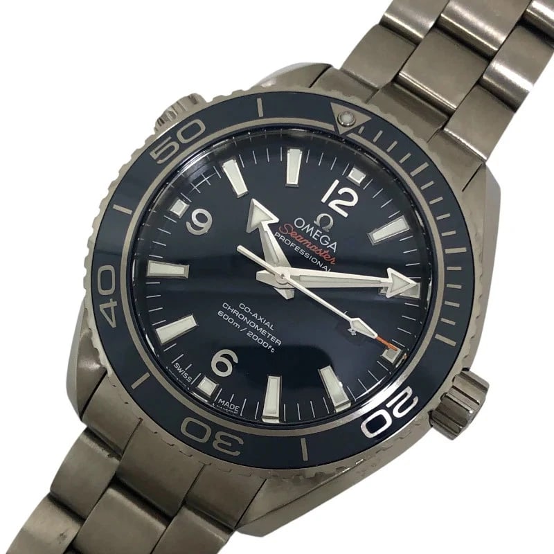 OMEGA SEAMASTER PLANET OCEAN BLUE TITANIUM WATCH (1 of 5)