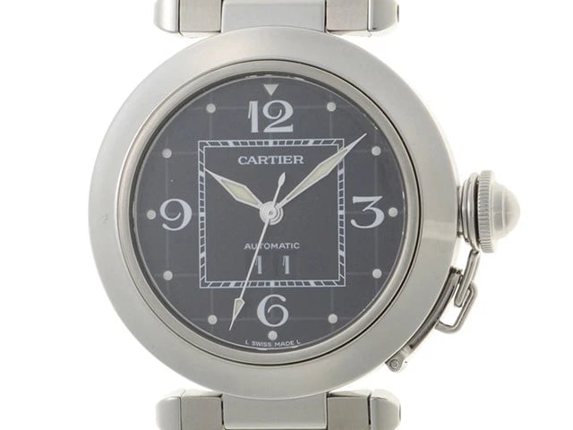 CARTIER PASHA C BIG DATE WATCH: Cartier Pasha C Big Date Brand: Cartier Type: Wrist watch Material: SS Color: Dial none Size: [ Case size ] 35mm [ Arm circumference size ] 16.5cm Accessories: None Accessories Notice: When