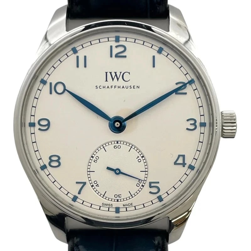 IWC PORTUGUESE SILVER WATCH (1 of 6)