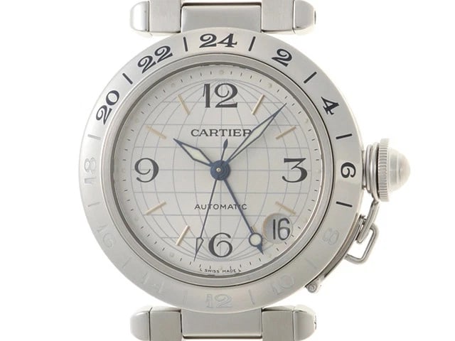 CARTIER PASHA MERIDIAN GMT WATCH (1 of 3)
