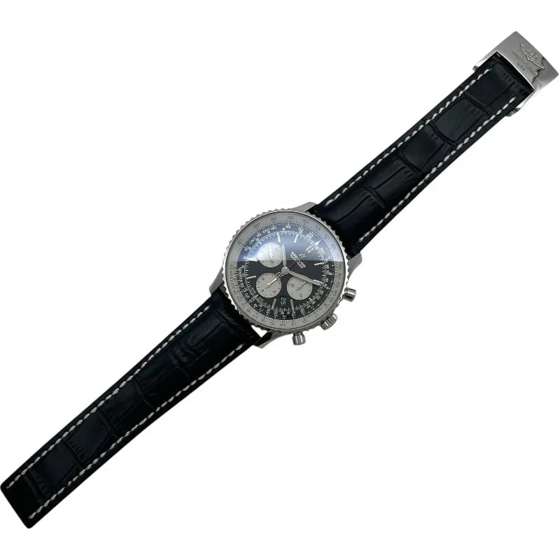 BREITLING NAVITIMER CHRONOGRAPH BLACK WATCH - 2