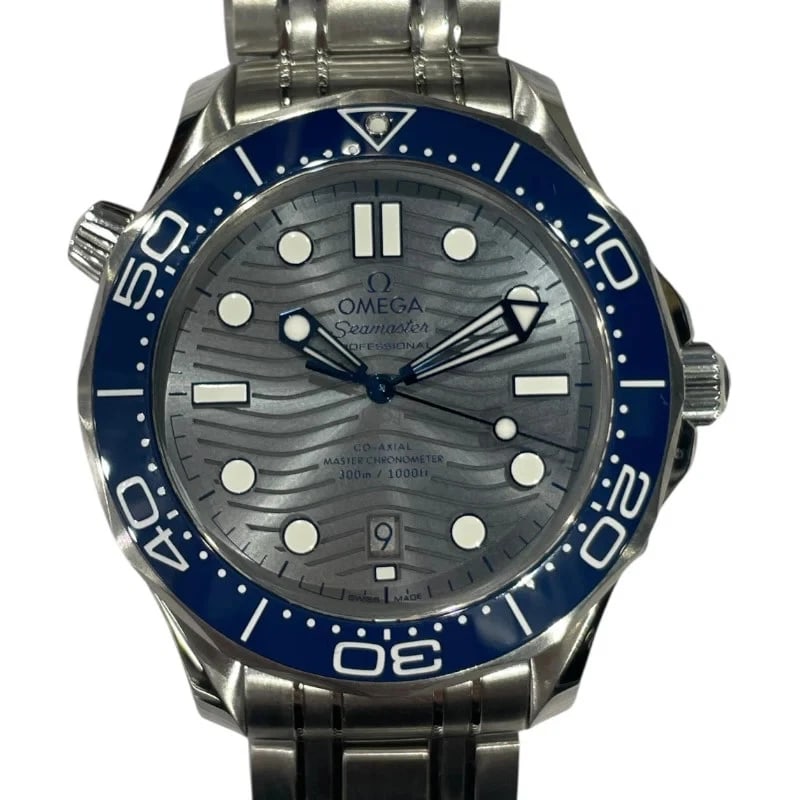 OMEGA SEAMASTER CO-AXIAL SILVER WATCH (1 of 2)