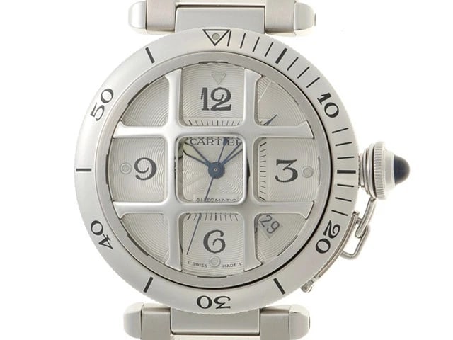 CARTIER PASHA CONVEX GRID WATCH (1 of 6)