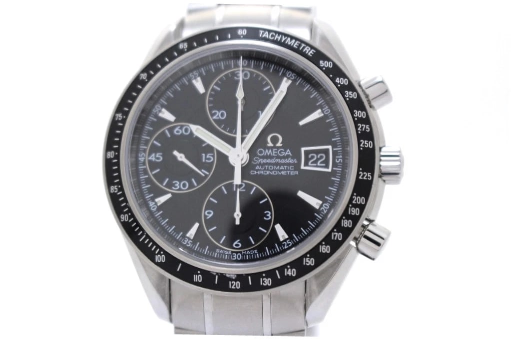 OMEGA SPEEDMASTER DATE BLACK WATCH (1 of 6)