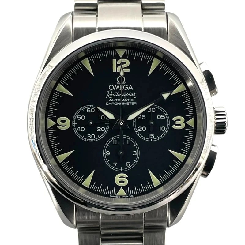 OMEGA SEAMASTER AQUA TERRA RAILMASTER CHRONOGRAPH BLACK WATCH (1 of 4)
