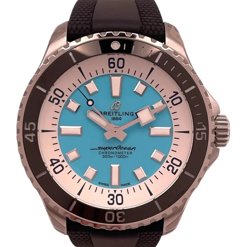 BREITLING SUPEROCEAN BLUE WATCH (1 of 4)