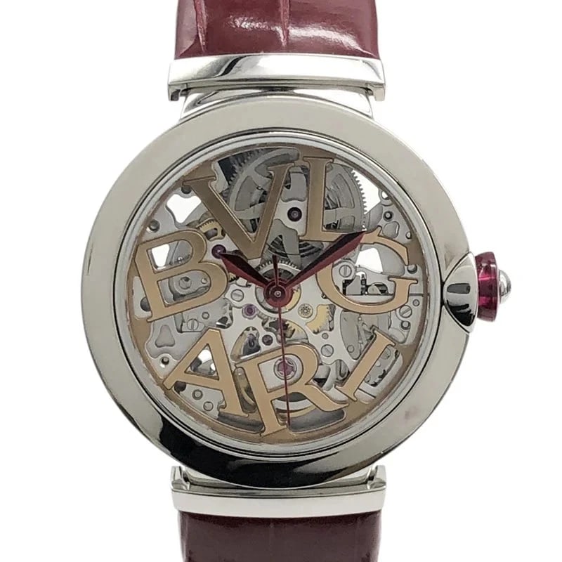 BVLGARI LUCEA SKELETON WATCH: Bvlgari Lucea Skeleton Brand: BVLGARI Type: Wrist watch Material: SS Color: Dial Skeleton Size: [ Case size ] 33mm [ Arm circumference size ] 13-16cm Accessories: None Accessories Notice: