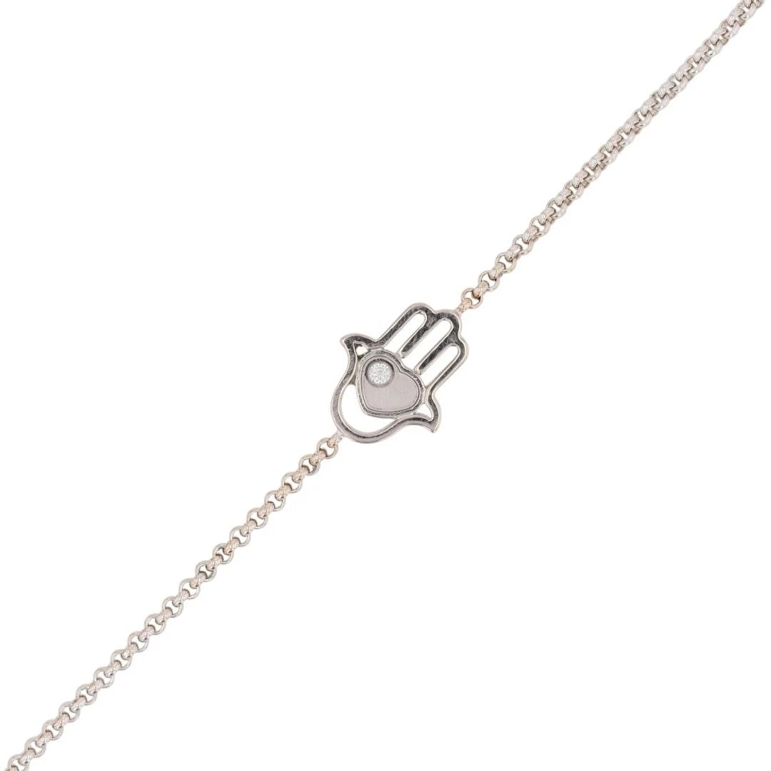 CHOPARD DIAMOND HAMSA ADJUSTABLE BRACELET - 3
