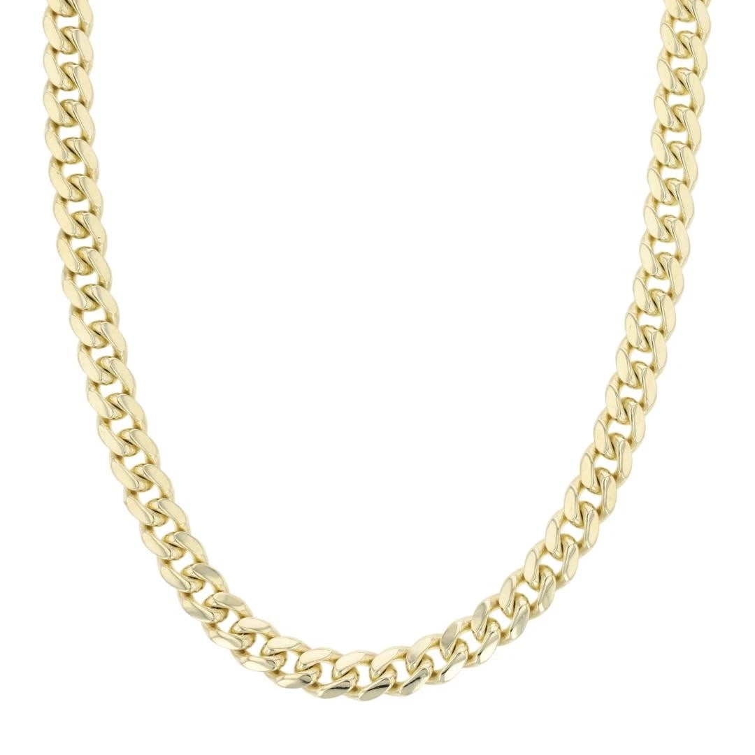 CURB LINK CHAIN NECKLACE 14K YELLOW GOLD (1 of 5)