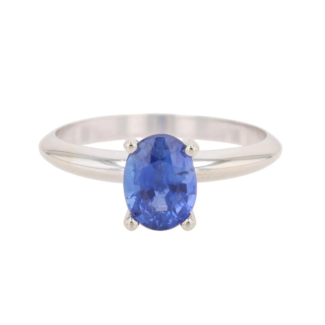OVAL CUT SAPPHIRE SOLITAIRE STATEMENT RING (1 of 2)