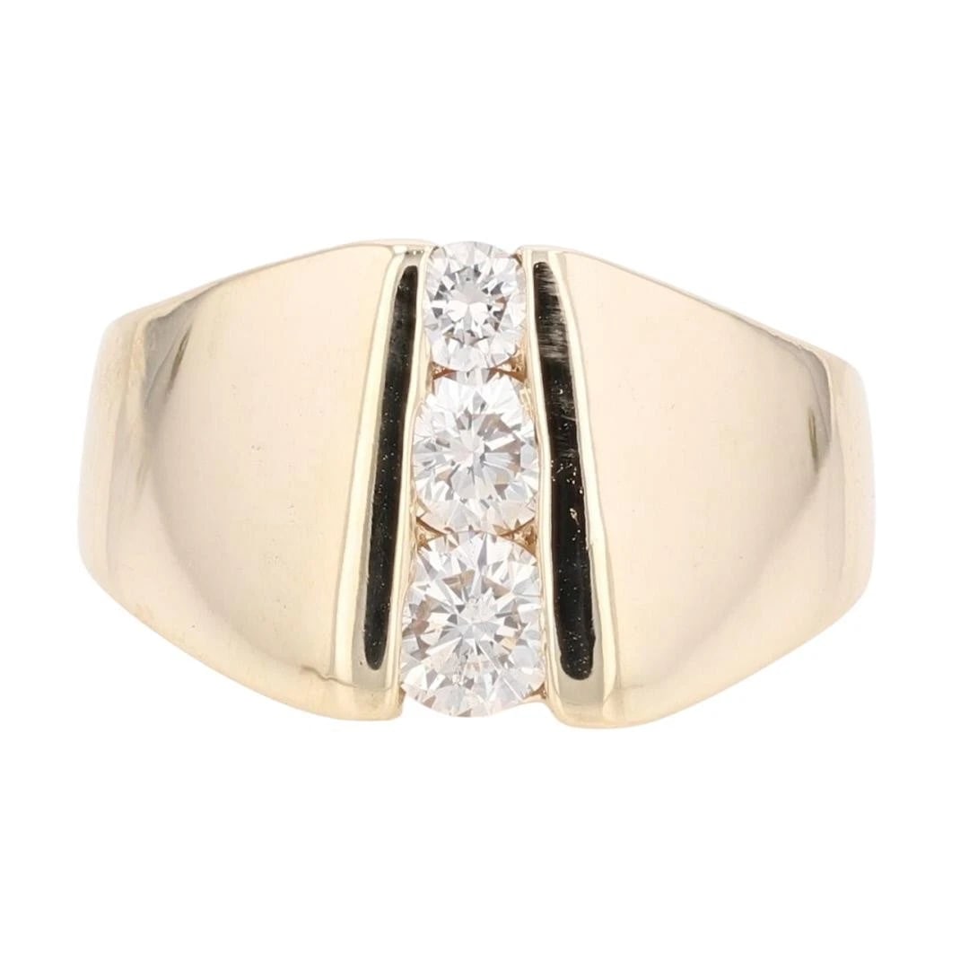 ROUND CUT DIAMOND CHANNEL-SET STATEMENT RING (1 of 2)