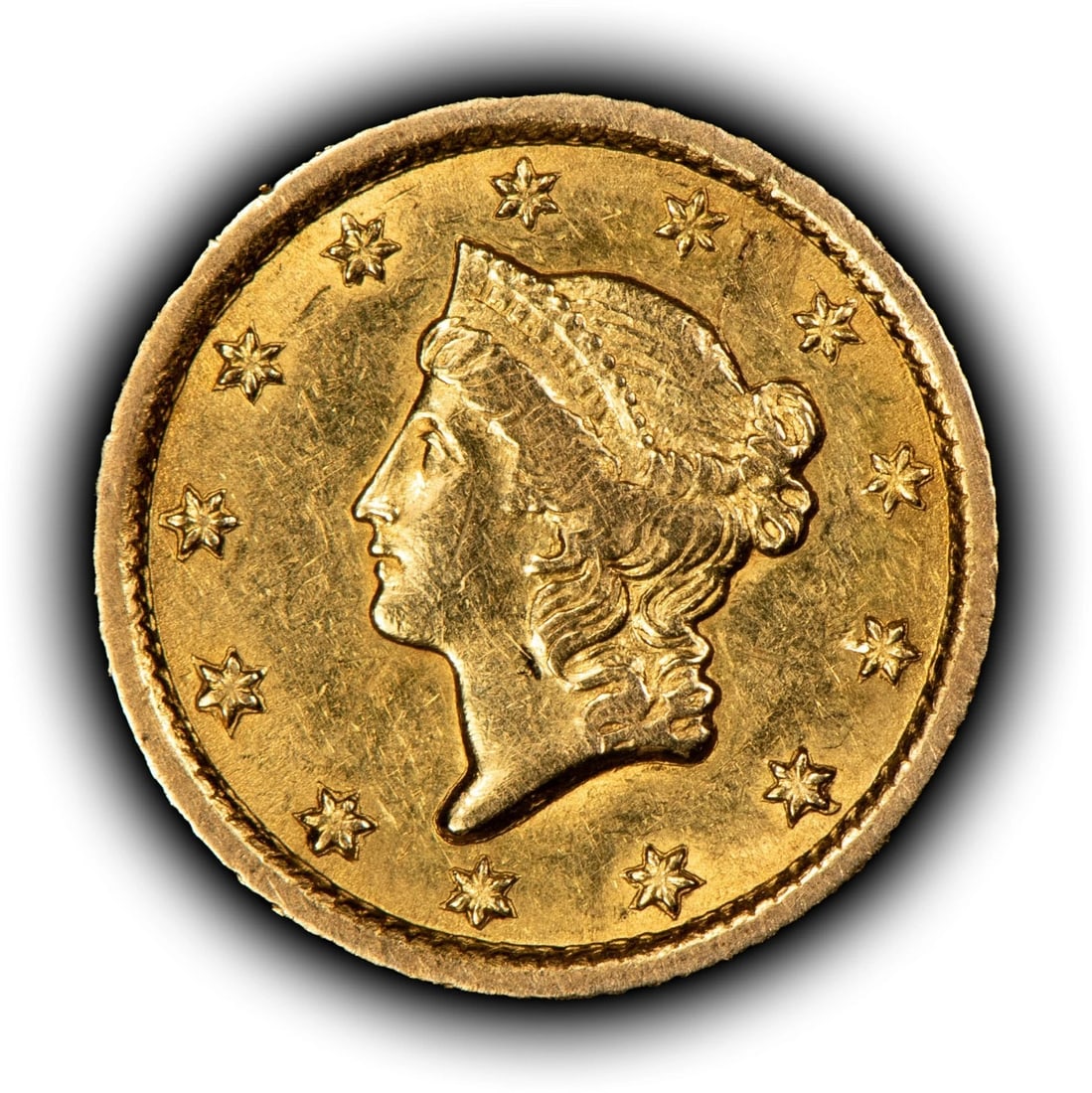1851-O G$1 LIBERTY HEAD GOLD DOLLAR (1 of 2)