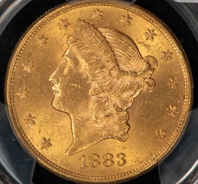 1883-S G$20 LIBERTY HEAD GOLD DOUBLE EAGLE (1 of 2)