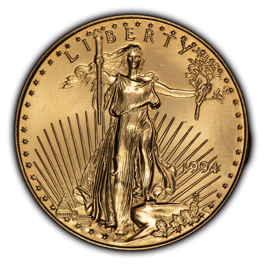 1994 G$25 1/2 OZ GOLD AMERICAN EAGLE (1 of 4)