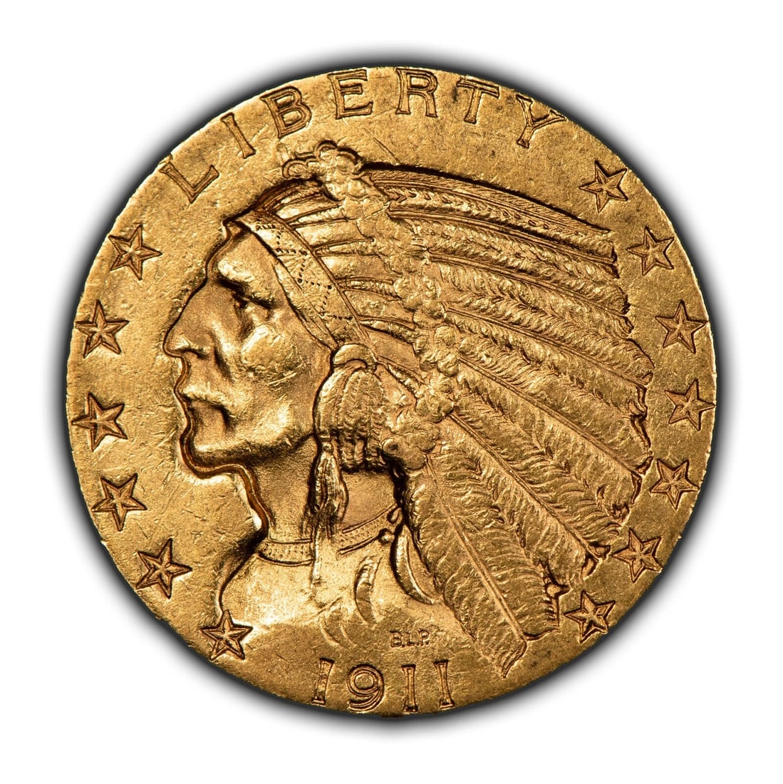 1911 G$5 INDIAN HEAD GOLD HALF EAGLE (1 of 2)