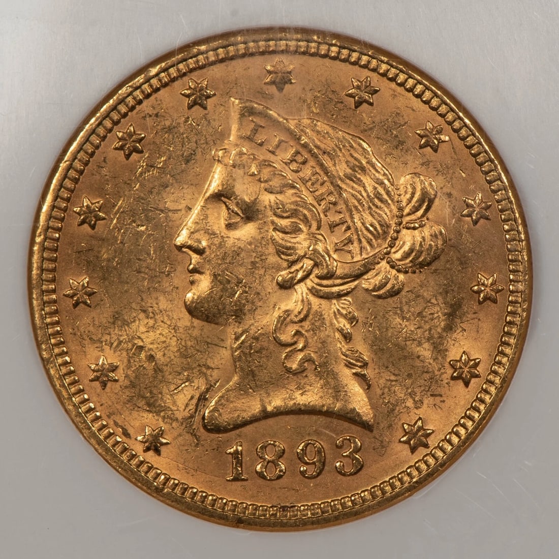 1893 G$10 LIBERTY HEAD GOLD EAGLE (1 of 2)
