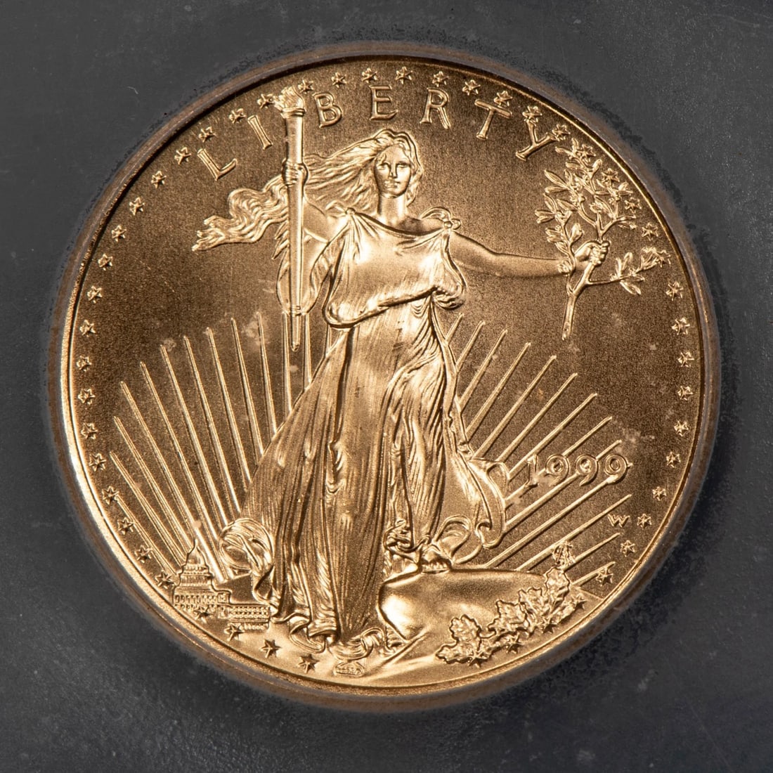 1999 $10 1/4 OZ GOLD AMERICAN EAGLE BUSINESS (1 of 2)