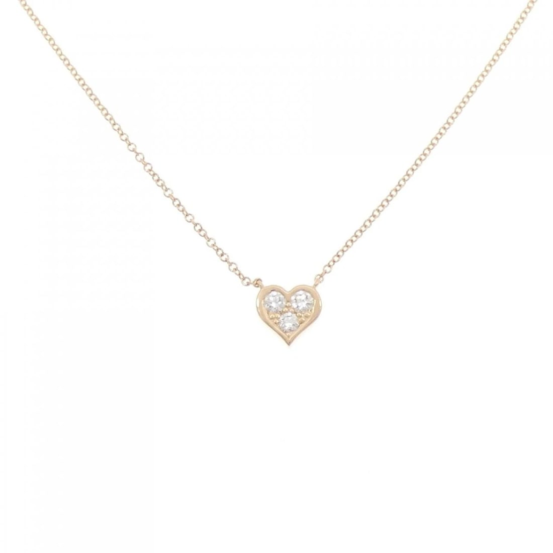 TIFFANY & CO. SENTIMENTAL NECKLACE: Tiffany & Co. sentimental Necklace Brand: Tiffany Type: Necklace Material: 750 Pink Gold Main Stone/Creation Natural Color: Pink Gold Size: 41cm Accessories: None Accessories Notice: When