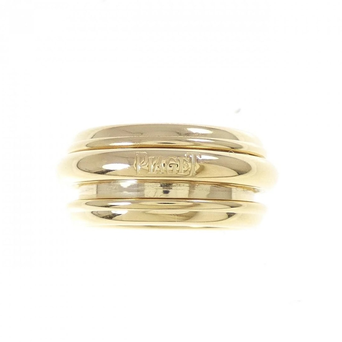 PIAGET POSESHON RING: Piaget Poseshon Ring Brand: PIAGET Type: Ring Material: 750 Yellow Gold Color: Yellow Gold Size: 5 (US size) (48) Accessories: None Accessories Notice: When purchasing pre-owned goods, ple