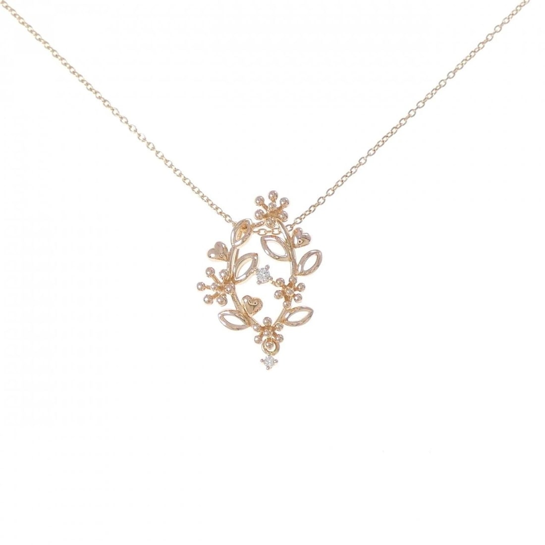 TASAKI DIAMOND NECKLACE: TASAKI Diamond Necklace Brand: TASAKI Type: Necklace Material: K18 Pink Gold Main Stone/Creation Natural Color: Pink Gold Size: 37-41cm Accessories: None Accessories Notice: When purchasing