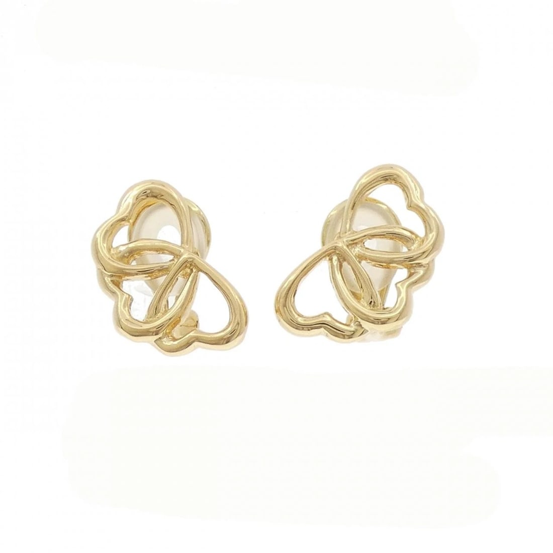 TIFFANY 18KYG EARRINGS: Tiffany 18KYG Earrings Brand: Tiffany Type: Earrings Material: 18K Yellow Gold Color: Yellow Gold Size: HxW: 18.8mmx12.0mm Accessories: None Accessories Notice: When purchasing pre-owned